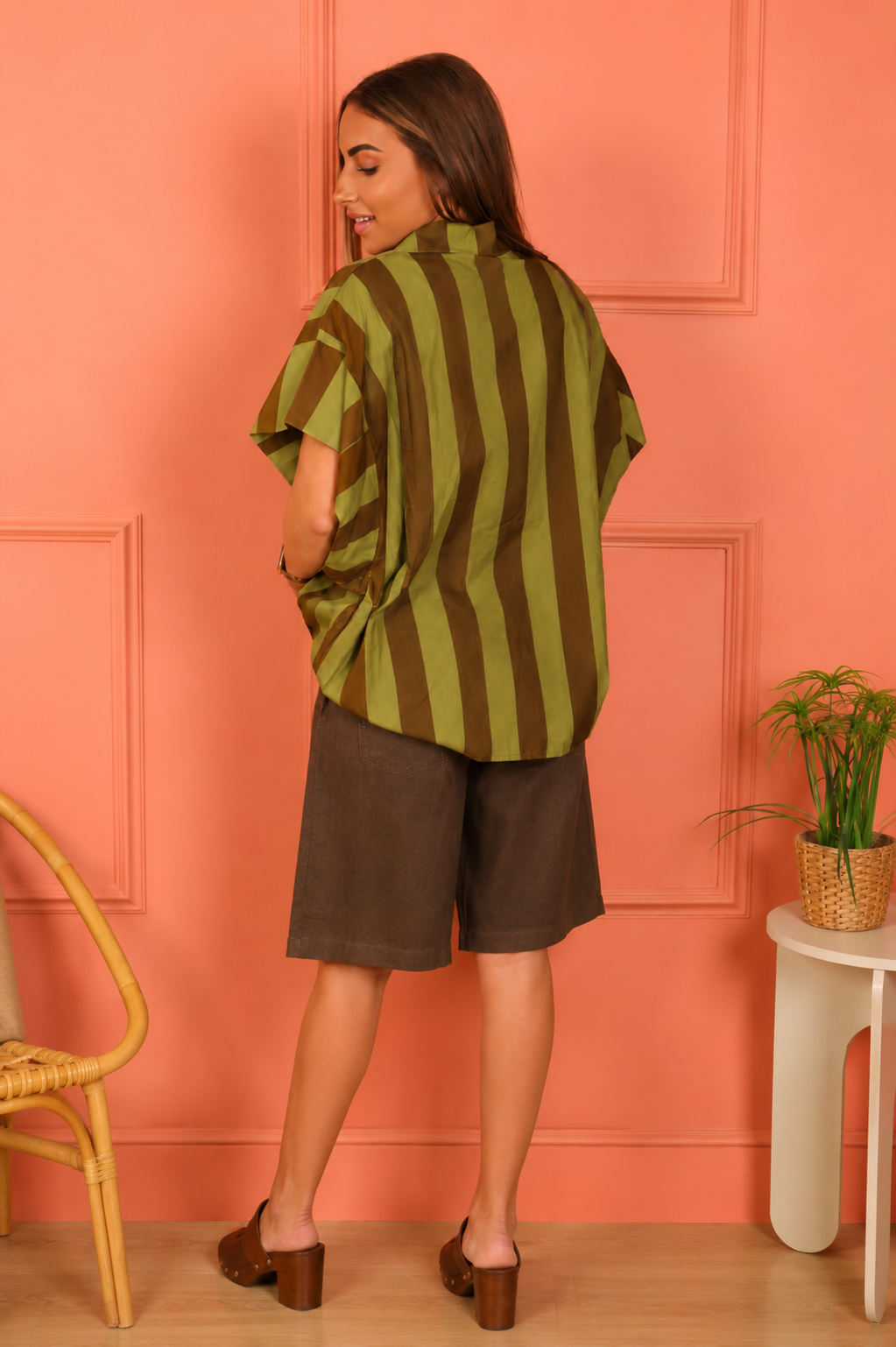 Μπλούζα Ριγέ Oversized