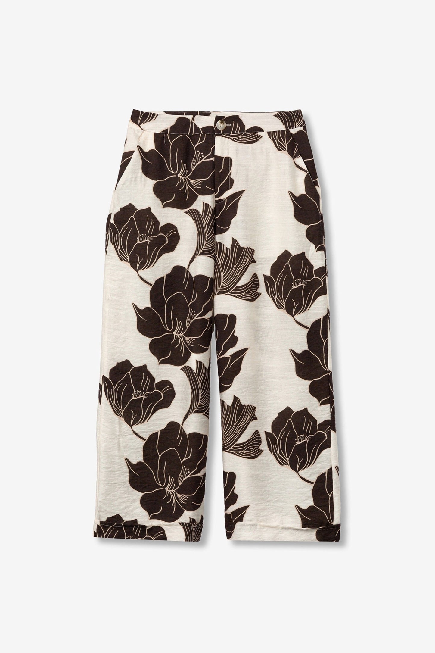 Παντελόνι Culotte με Floral Print