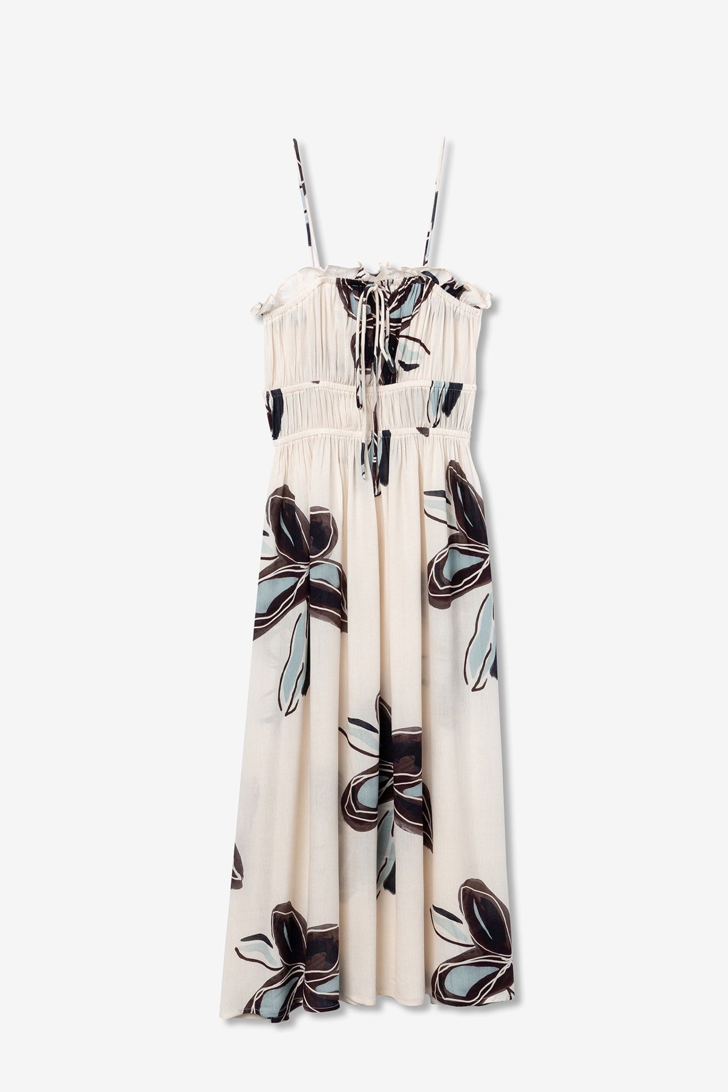 Φόρεμα με Τιράντες και Floral Print