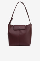 Τσάντα Ώμου Μπορντώ Αποσπώμενο Νεσεσέρ