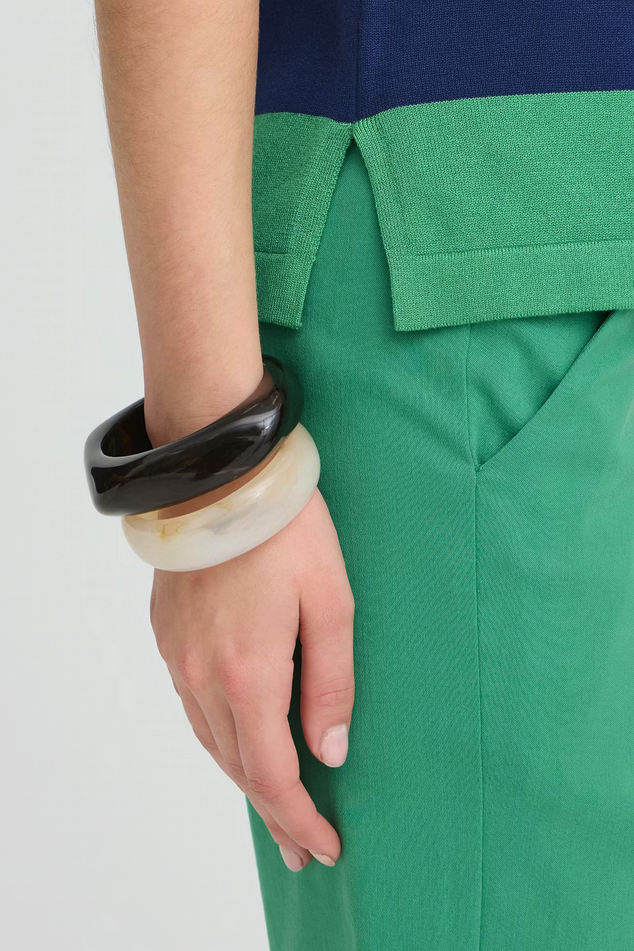 Πλεκτή Μπλούζα με Ριχτούς ώμους