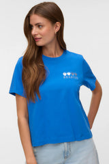T-shirt από Οργανικό Βαμβάκι Print SEASIDE