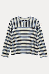 Μπλούζα Ριγέ Μπλε