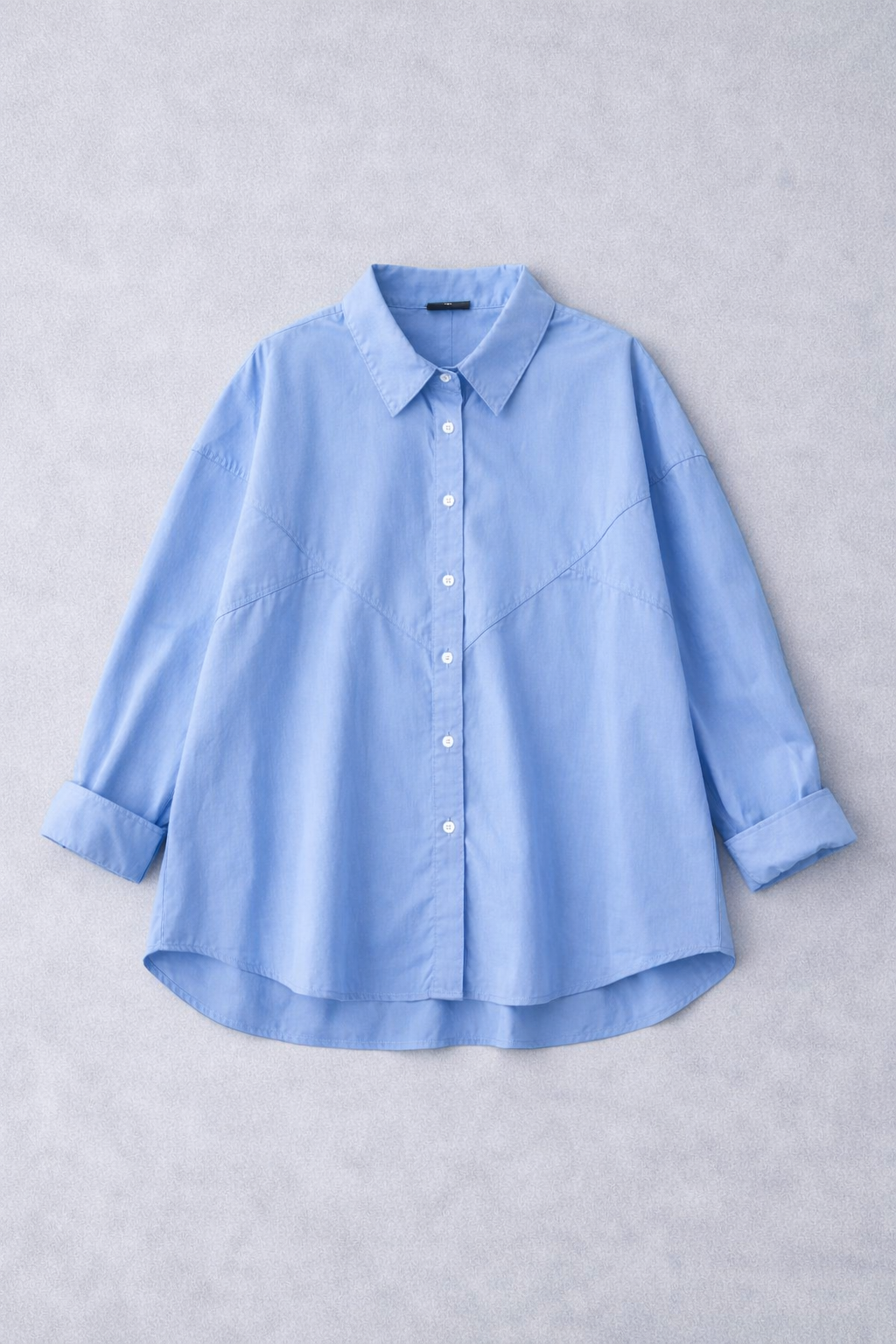 GIOYA πουκάμισο oversized κεραμιδί - flat lay