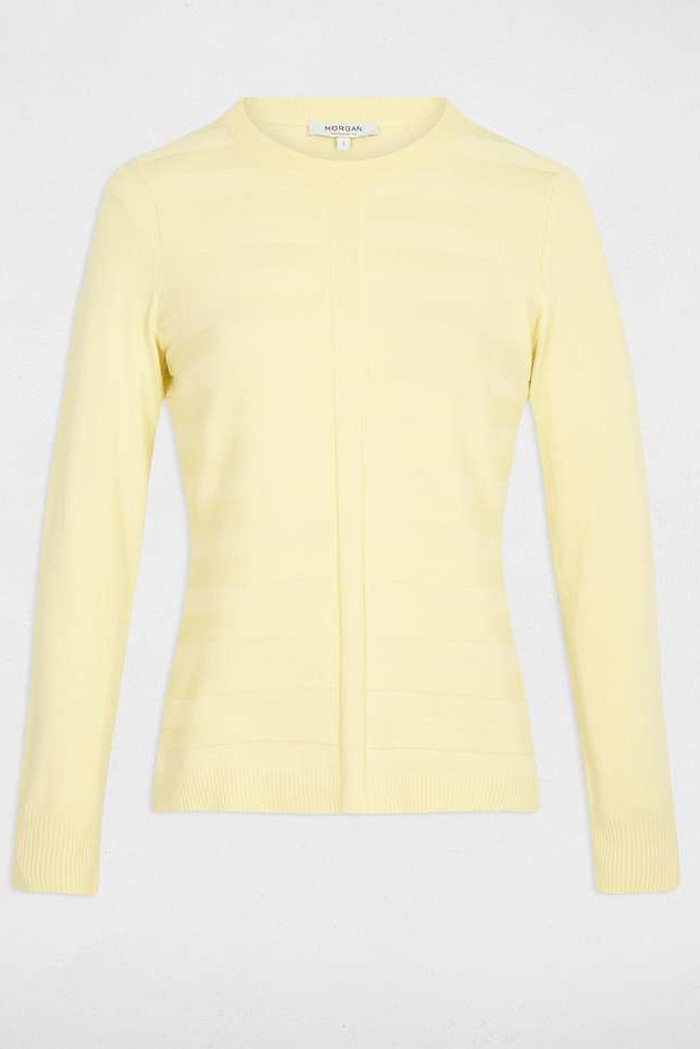 Πουλόβερ Με Ανάγλυφη Πλέξη