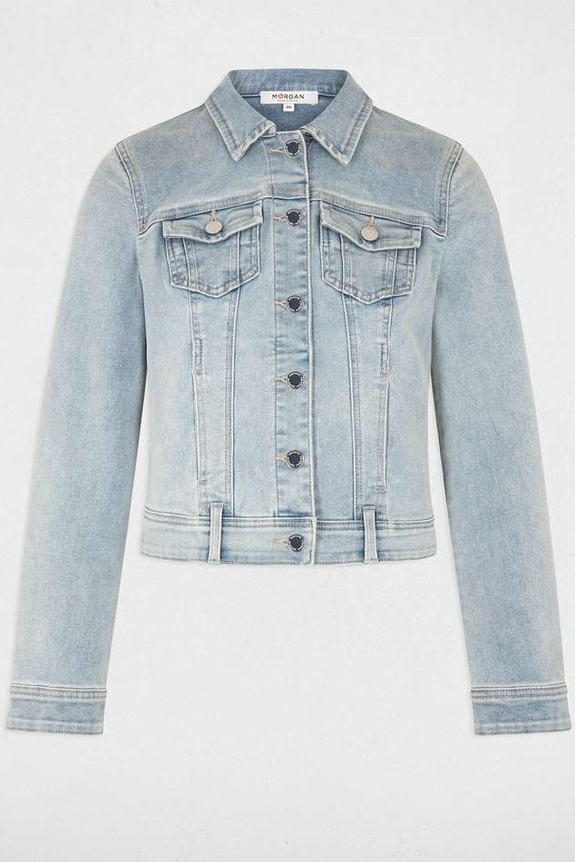Μπουφάν Denim Light Blue
