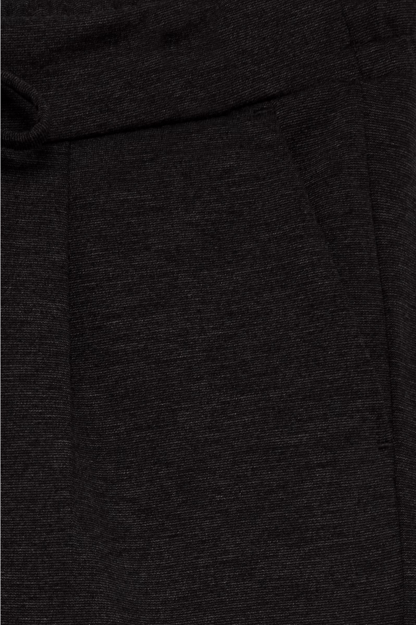 B.YOUNG Γυναικείο Παντελόνι Casual Ψηλόμεσο Ankle Length Μαύρο λεπτομέρεια υφάσματος