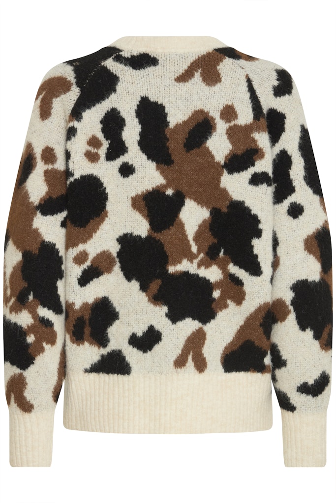 Πουλόβερ Animal Print Χαλαρή Εφαρμογή