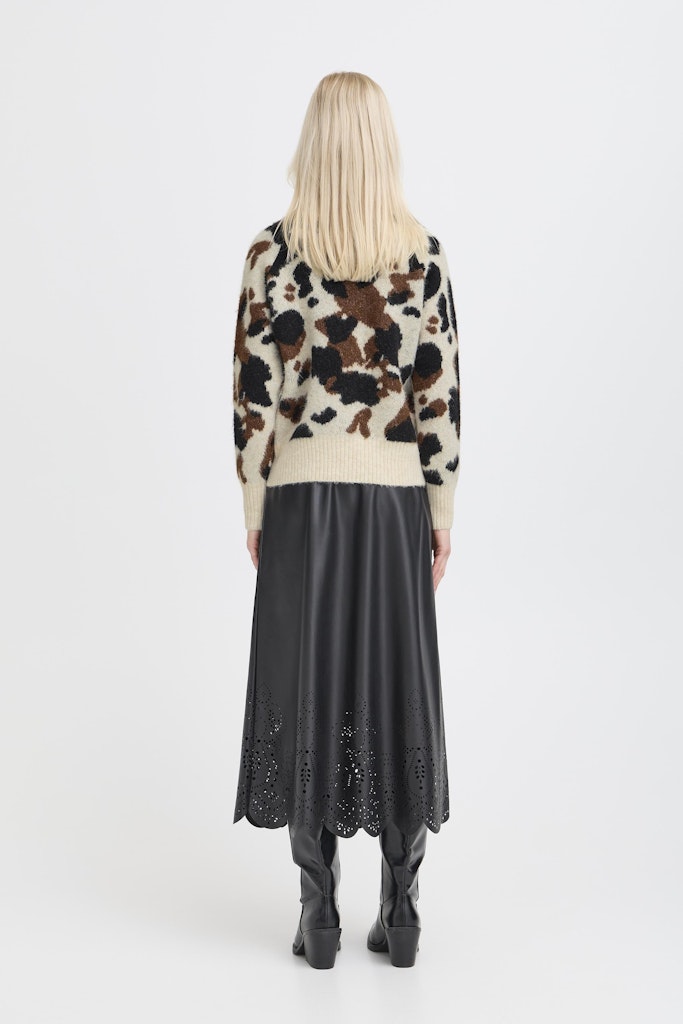 Πουλόβερ Animal Print Χαλαρή Εφαρμογή