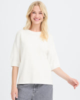 Πλεκτή Μπλούζα Relaxed Fit