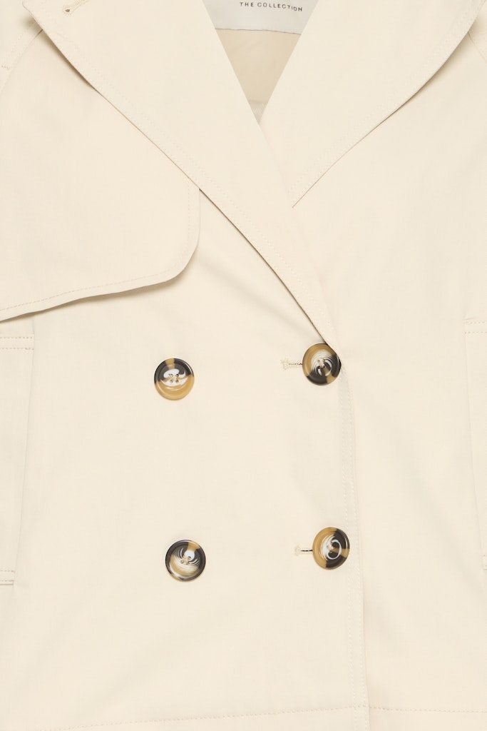 Καμπαρντίνα Εκρού Boxy