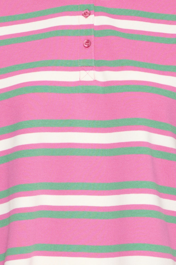 Polo Πολύχρωμο Ριγέ Με Κουμπιά