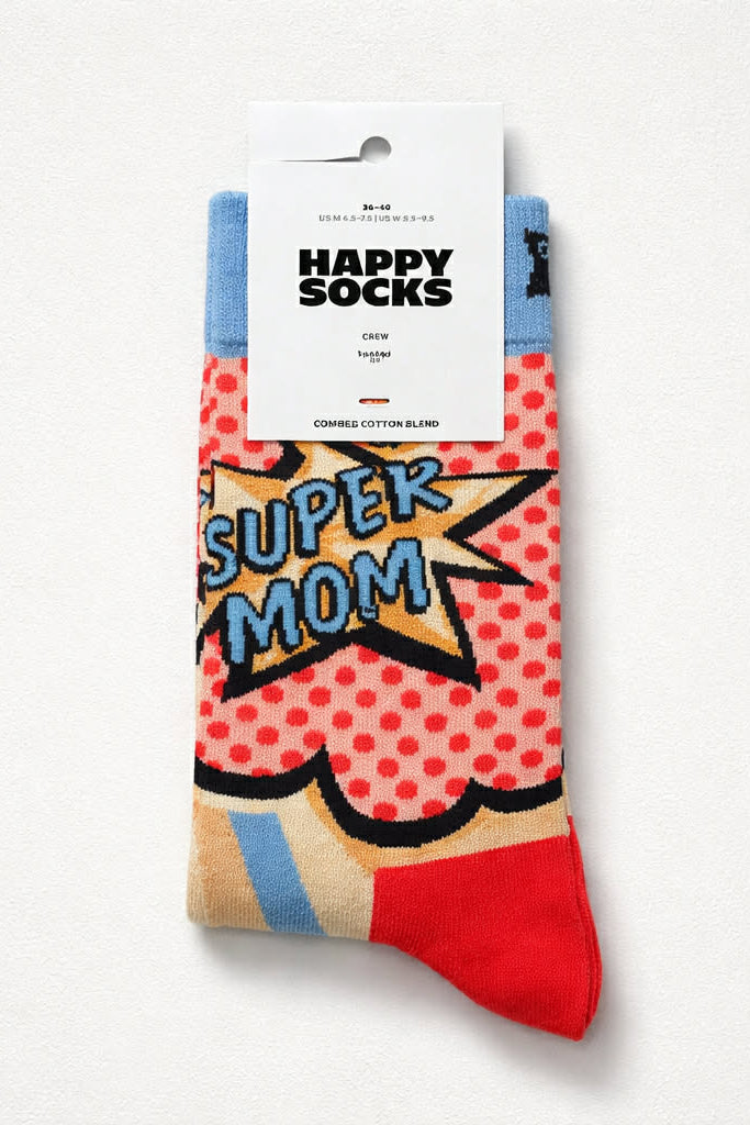 Κλασικές κάλτσες Super Mom