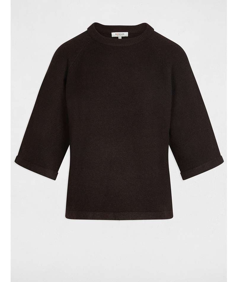 Morgan γυναικείο oversize πουλόβερ με dolman μανίκια