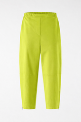 Παντελόνι ελαστικό Punto Milano με Φερμουάρ Lime Green