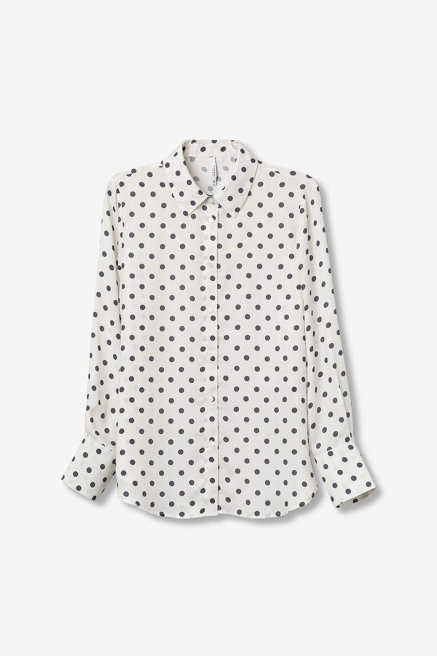 Tiffosi γυναικείο satin πουκάμισο με polka dots print