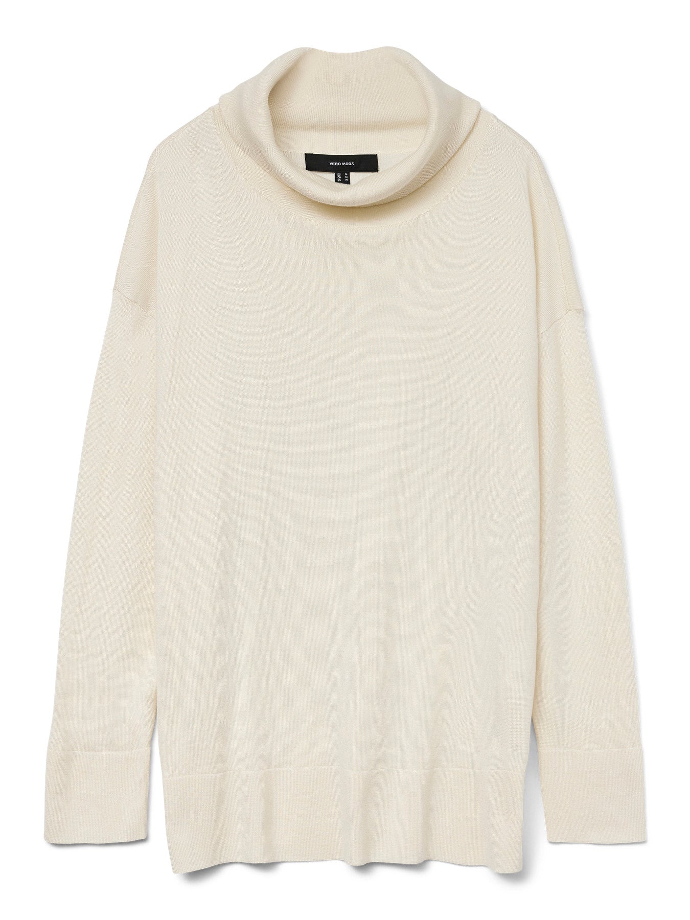 VERO MODA Γυναικείο Πουλόβερ Ζιβάγκο Χαμηλοί Ώμοι Εκρού