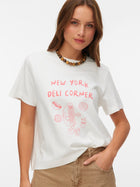 T-shirt Regular Fit με Τύπωμα New York Deli Corner