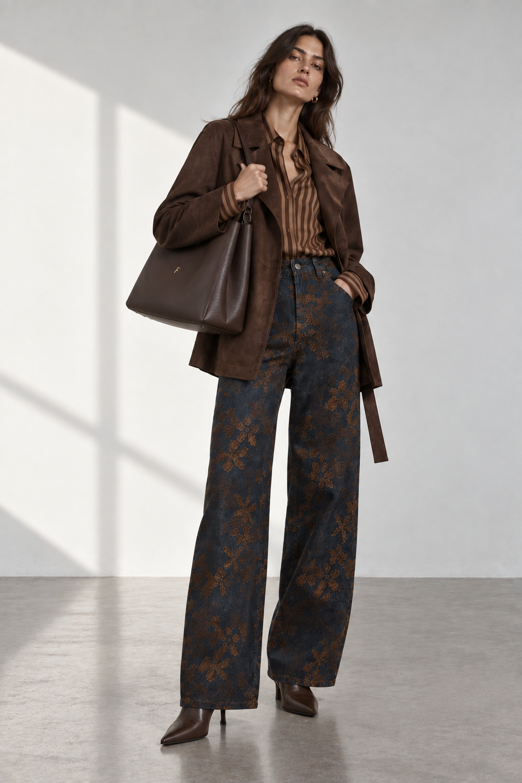 γυναικεία FUNKY BUDDHA μαύρο κοτλέ παντελόνι jogger wide leg με matching ribbed φούτερ casual σύνολο

