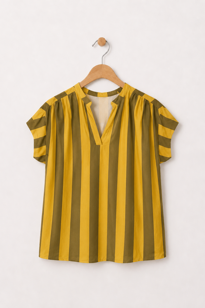 Μπλούζα Ριγέ Oversized