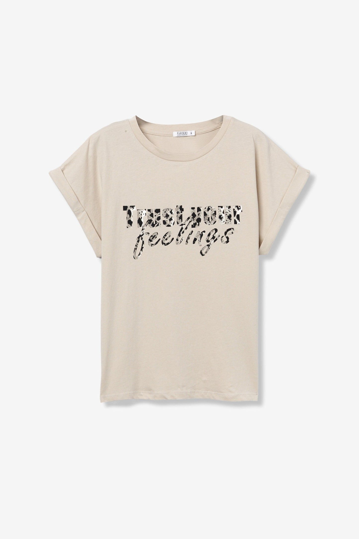 T-shirt με Στάμπα Amazing Feeling