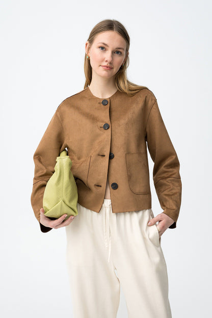 Σακάκι τύπου Suede