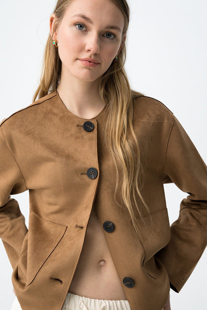 Σακάκι τύπου Suede