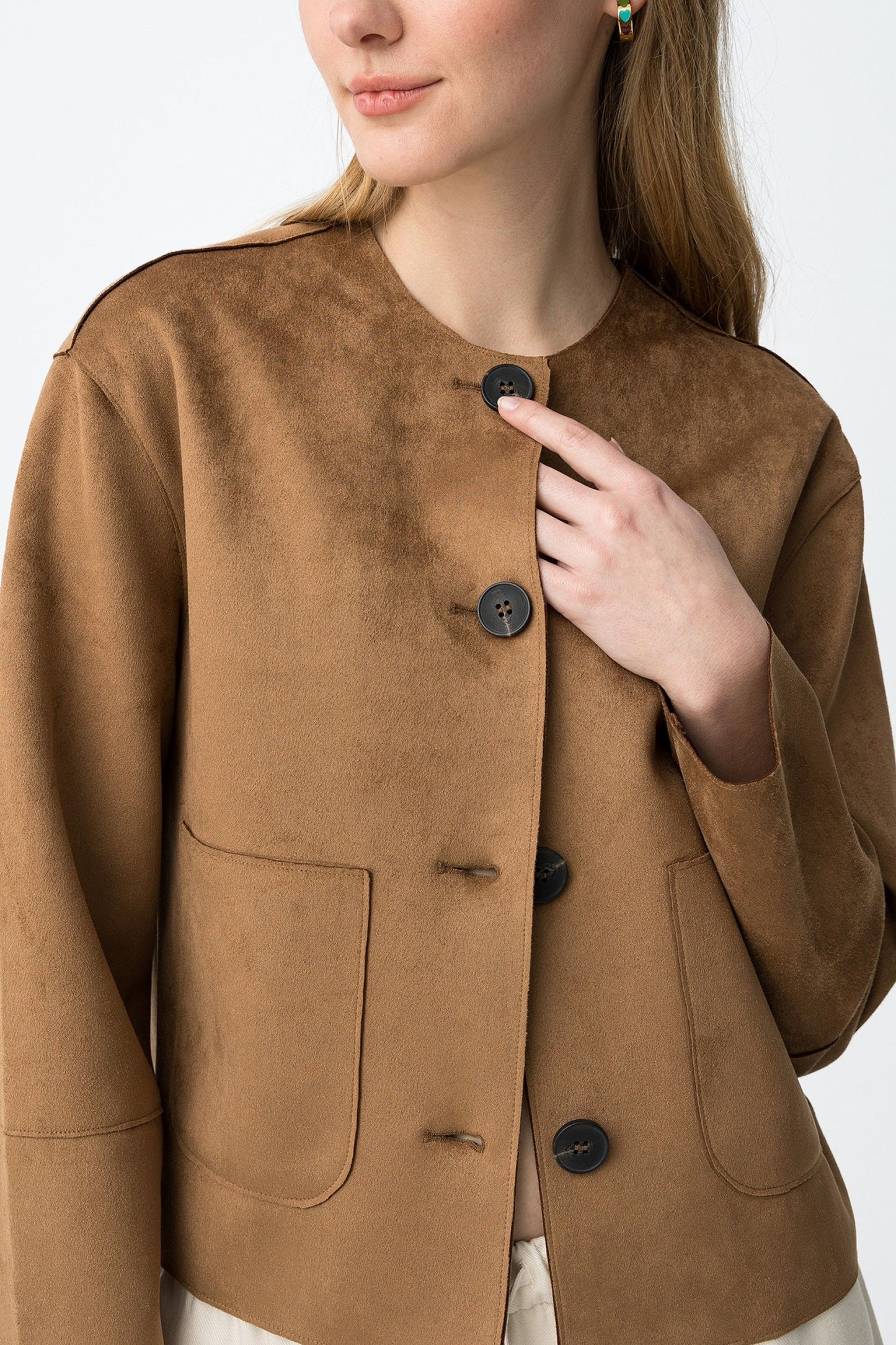 Σακάκι τύπου Suede