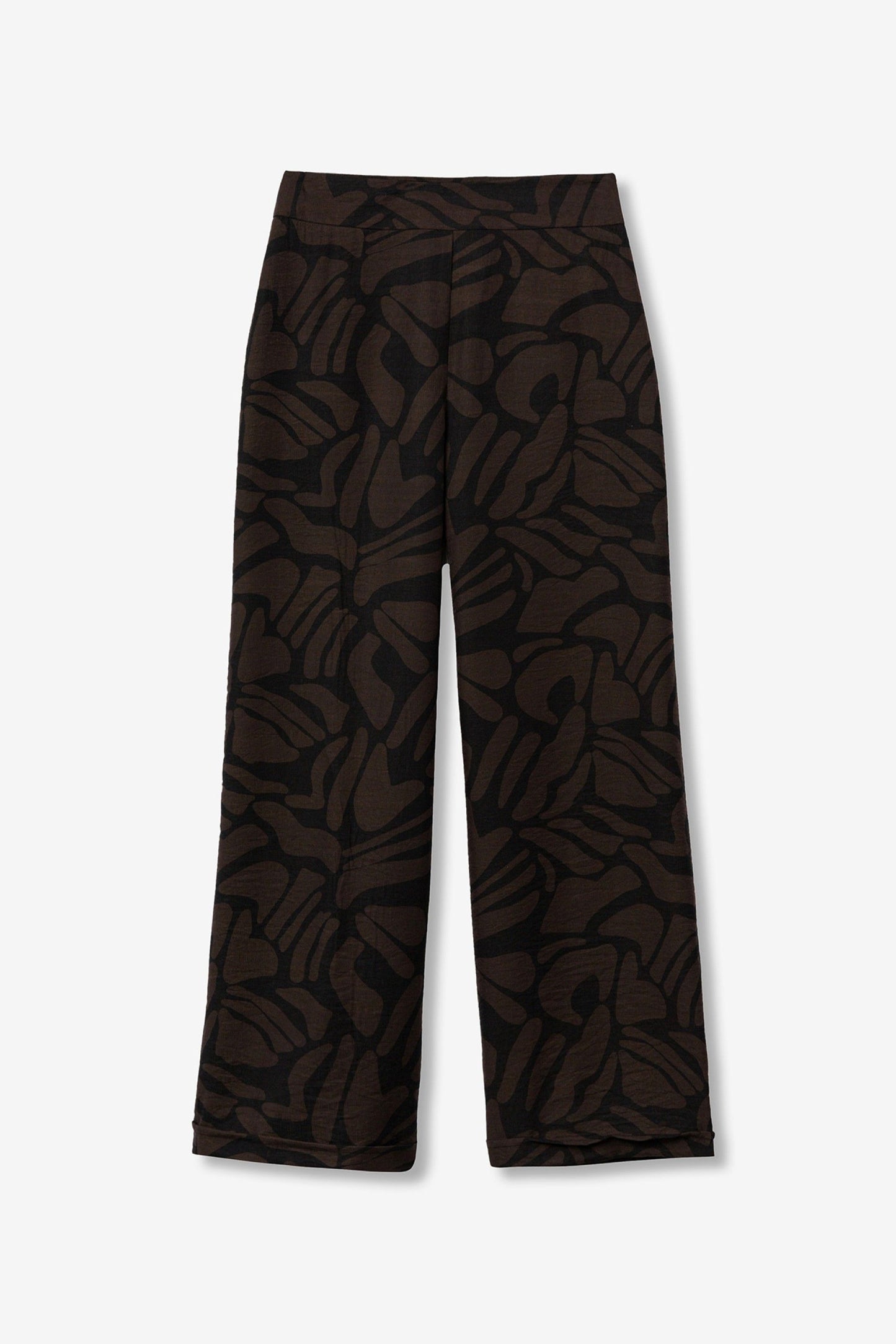 Παντελόνι Wide-Leg με Abstract Print