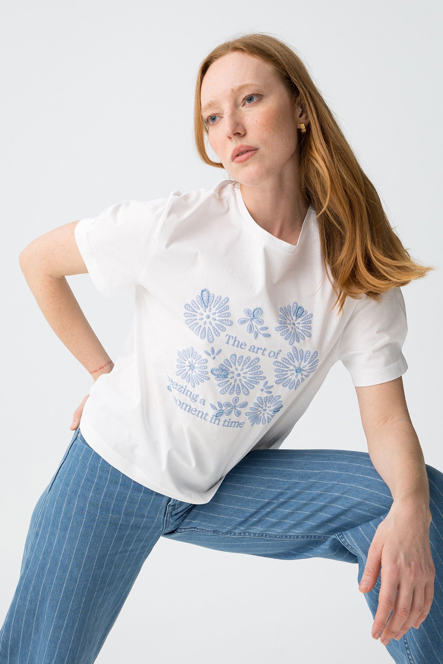 T-shirt με Floral Print