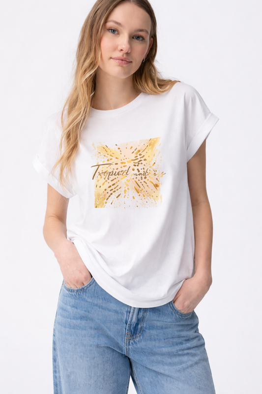 T-shirt με Abstract Print