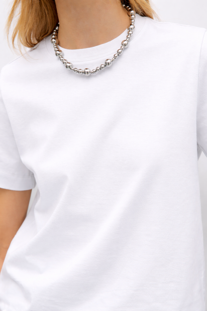 Basic T-shirt Λευκό