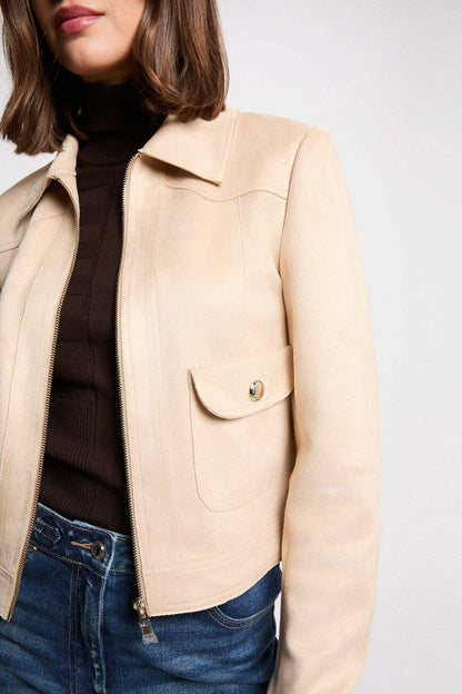 Μπουφάν Μεσάτο τύπου Suede