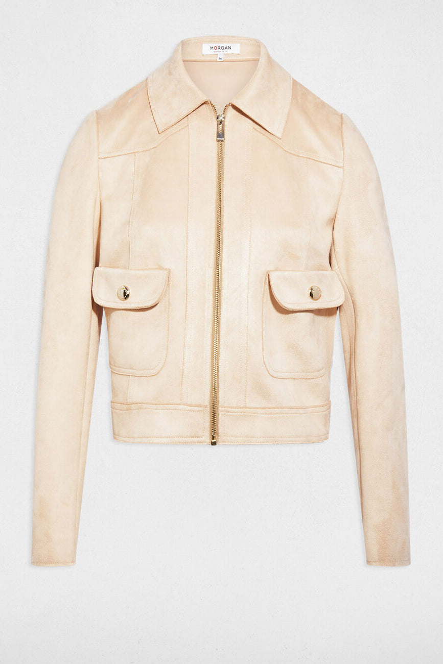 Μπουφάν Μεσάτο τύπου Suede