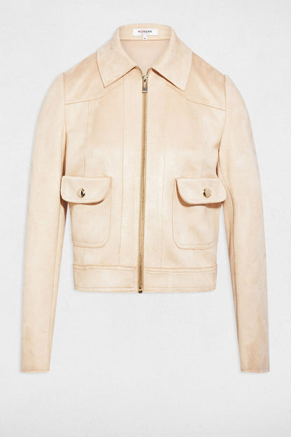 Μπουφάν Μεσάτο τύπου Suede