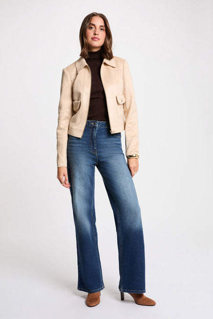 Μπουφάν Μεσάτο τύπου Suede