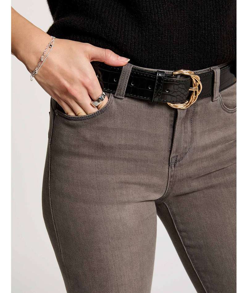 Slim Jeans Κανονικής Μέσης