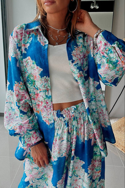 Σετ Floral Πουκάμισο & Παντελόνι
