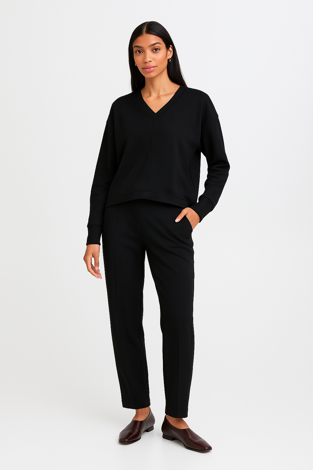 Μπλούζα Cropped Fit Απαλό Ύφασμα