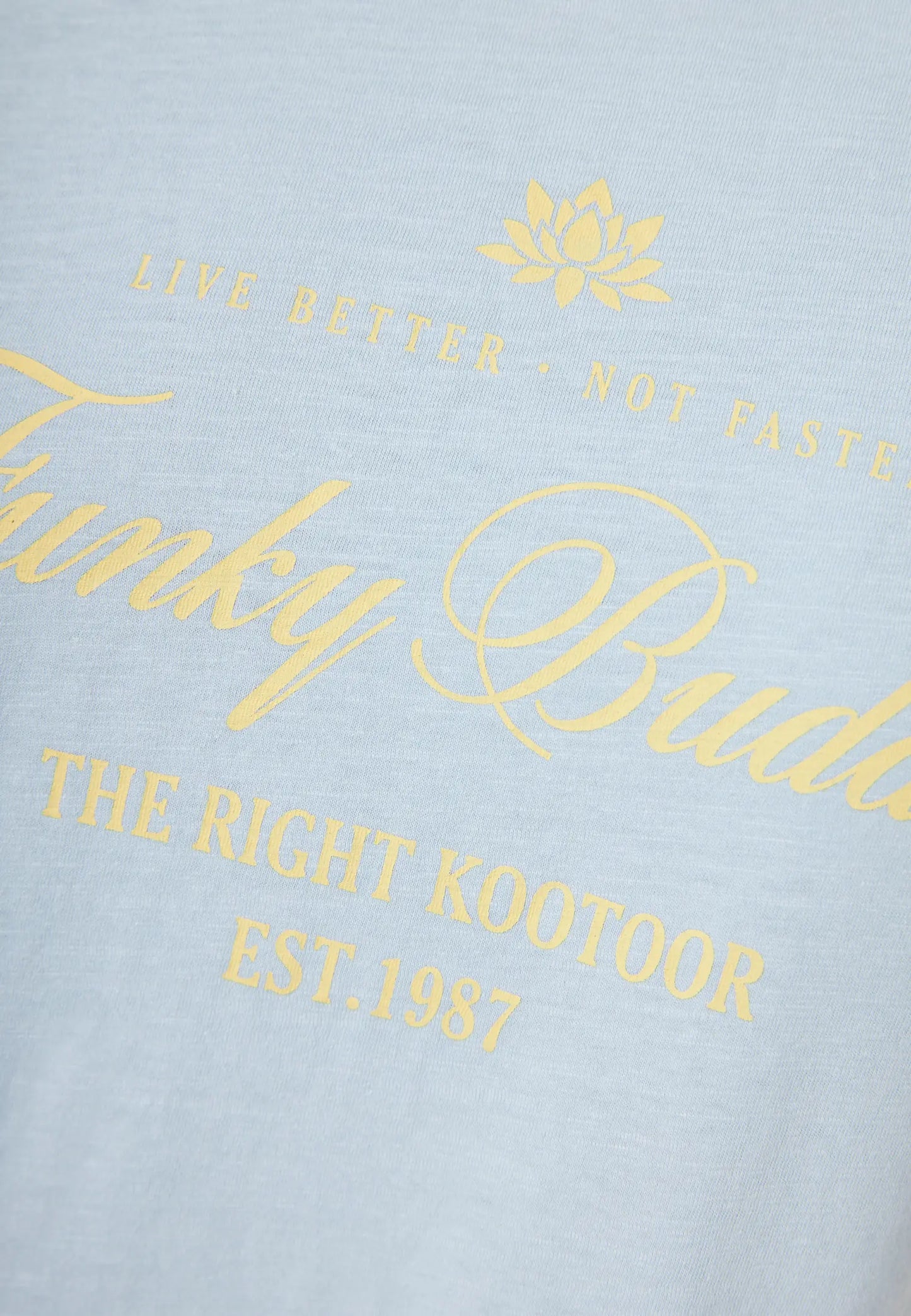 Vintage branded τύπωμα FUNKY BUDDHA - αυθεντική retro λεπτομέρεια μπροστινή όψη