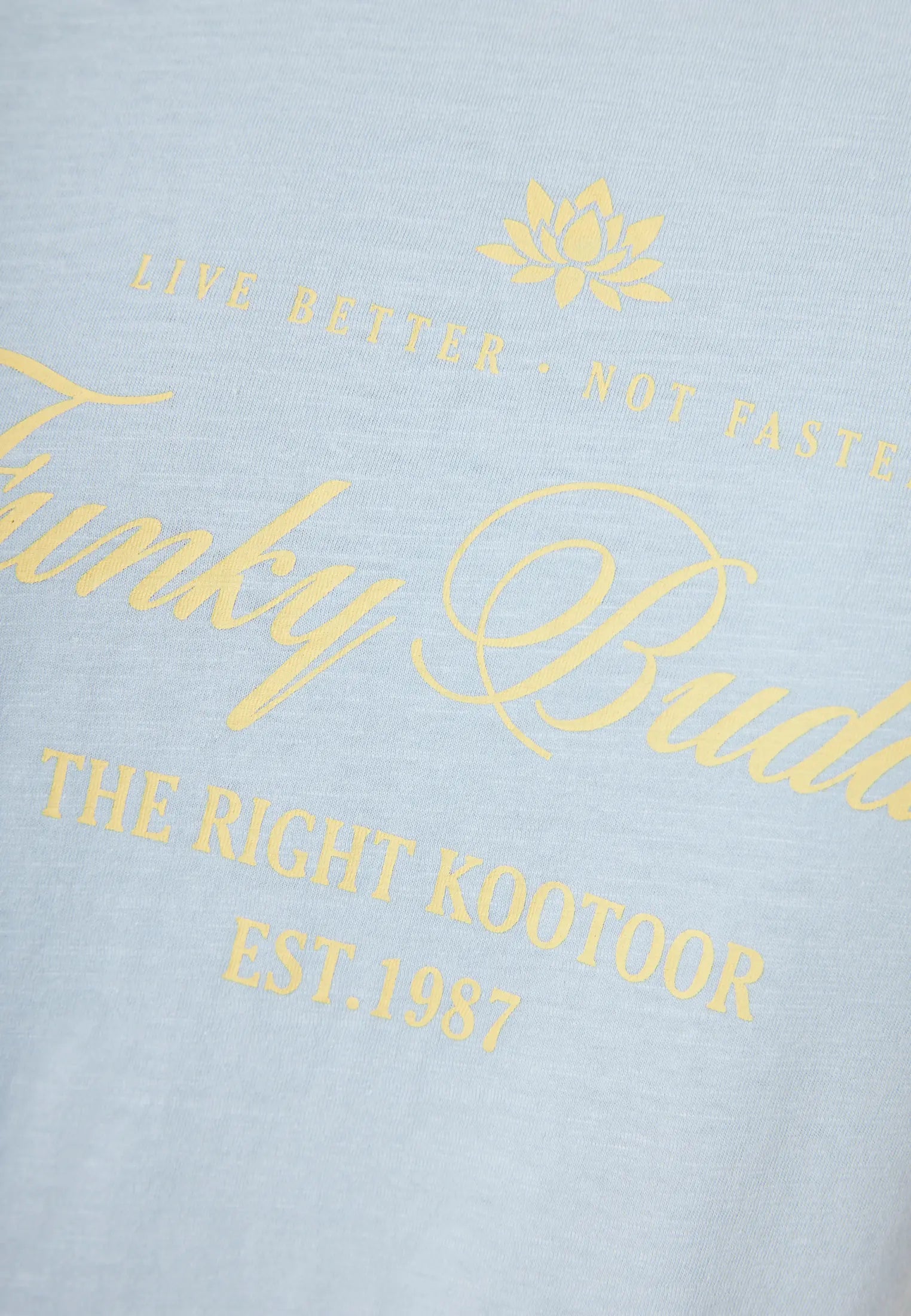Vintage branded τύπωμα FUNKY BUDDHA - αυθεντική retro λεπτομέρεια μπροστινή όψη
