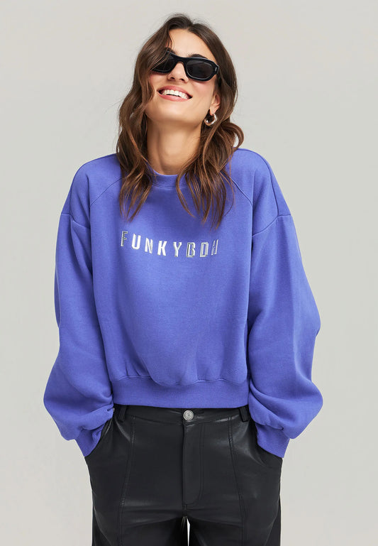 Φούτερ με Λογότυπο Loose Fit