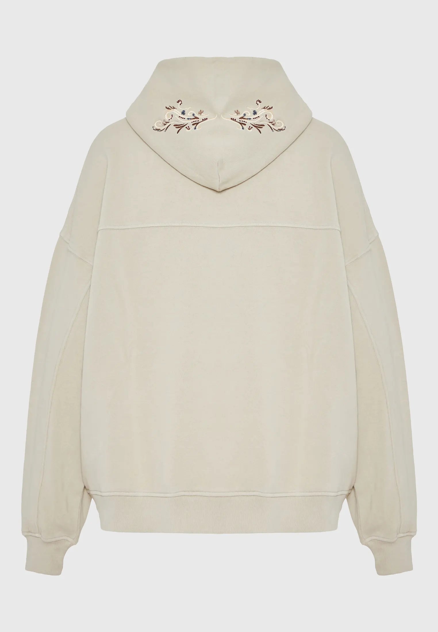 FUNKY BUDDHA Γυναικείο Φούτερ με Κουκούλα και Κεντήματα Relaxed