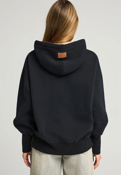 FUNKY BUDDHA Φούτερ Κουκούλα Oversized "Wild" Λεοπάρ πίσω όψη 