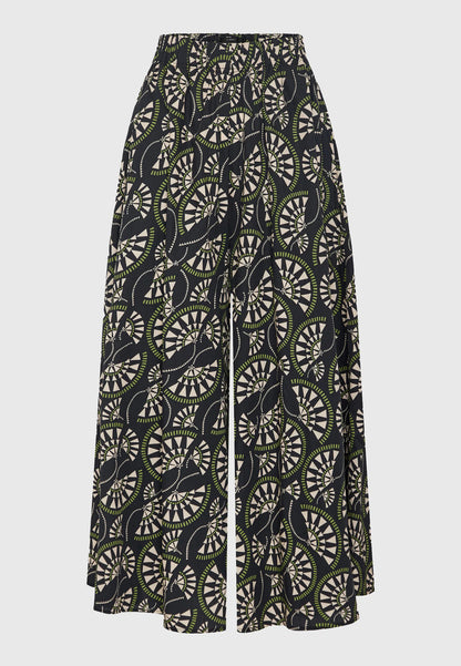 Παντελόνα Wide Leg με Τύπωμα