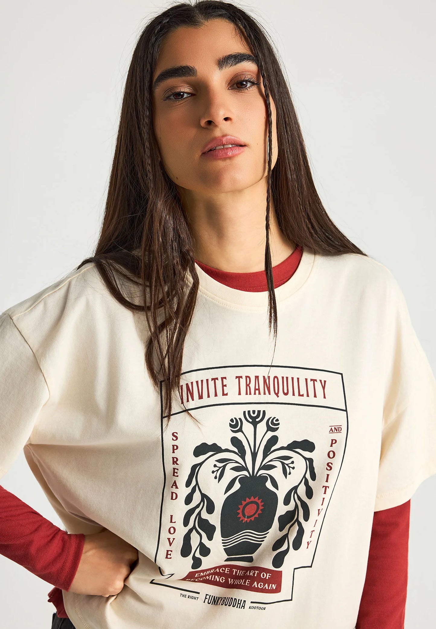 T-shirt με Τύπωμα Invite Tranquility