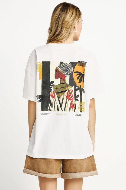 T-shirt με Τύπωμα You Rise With The Sun