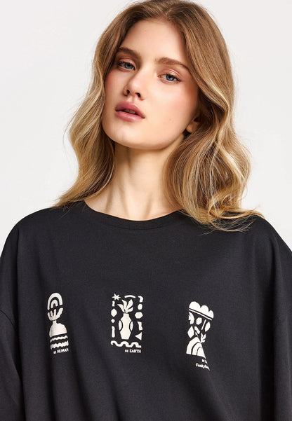 T-shirt με Τύπωμα Relaxed Fit