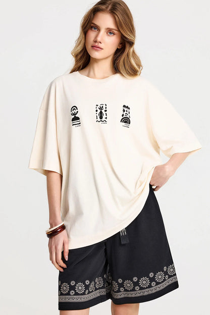 T-shirt με Τύπωμα Relaxed Fit