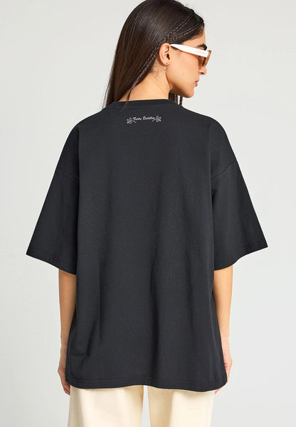 T-shirt με Κέντημα Loose Fit